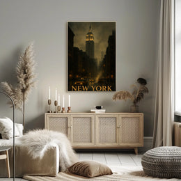 New York Cityscape Poster