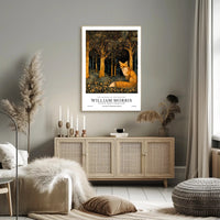 William Morris Exhibition Poster: Arts and Crafts Movement