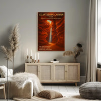 Antelope Canyon Enchanted Journey Art Poster
