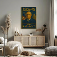 Franklin D. Roosevelt – 32nd President Poster PosterGoat