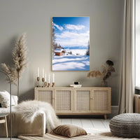 Winter Serenity In The Mountains Poster