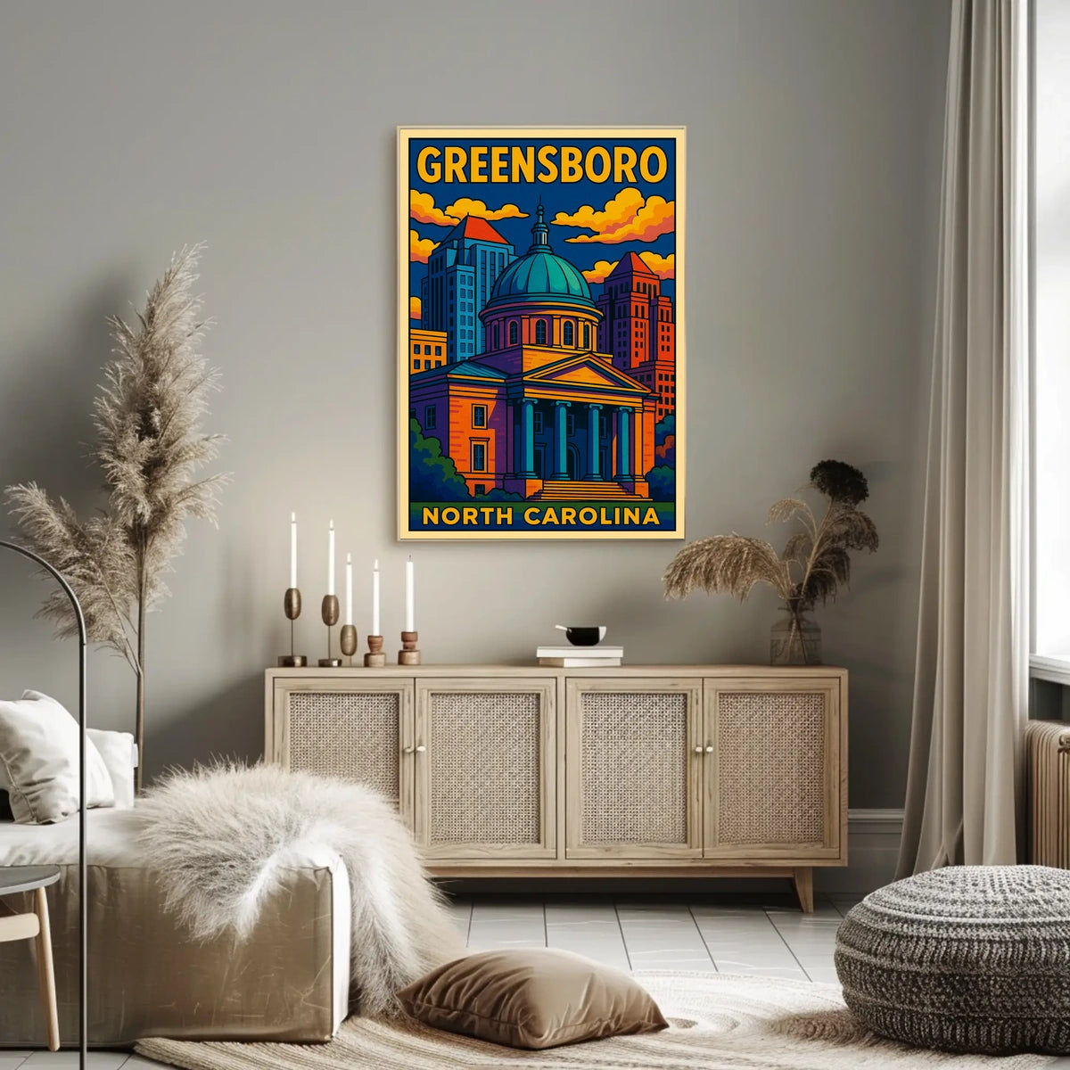Greensboro, North Carolina Poster