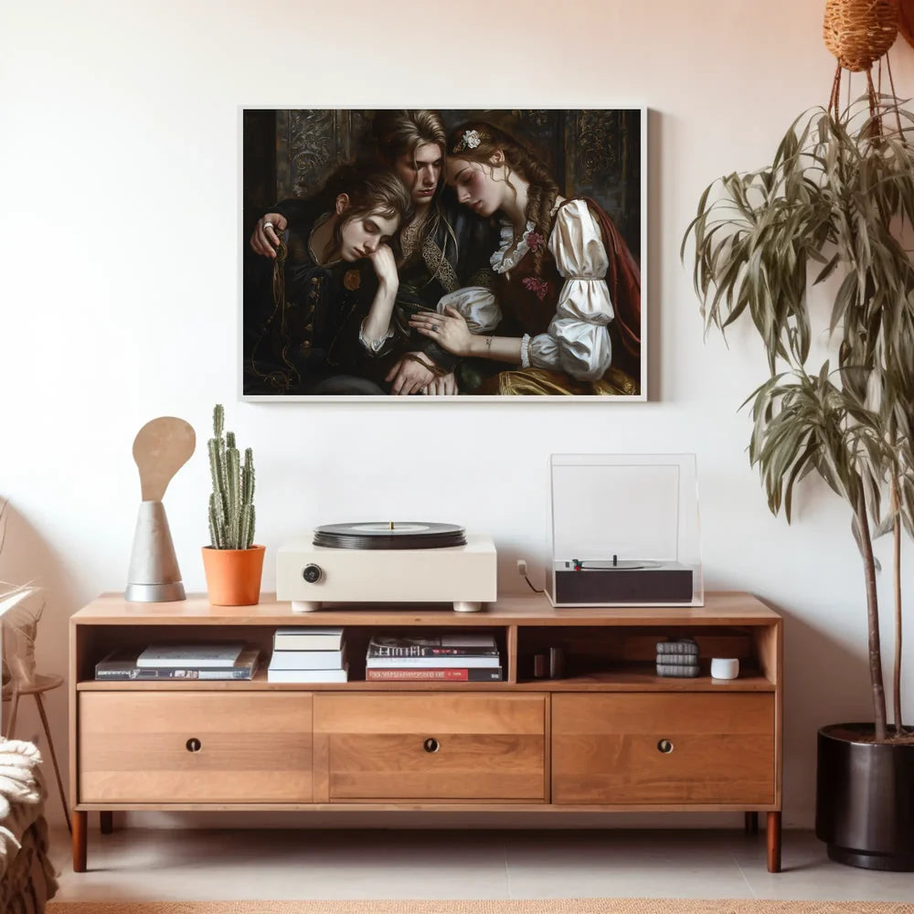 Renaissance Elegance: Photorealistic Historical Drama Poster