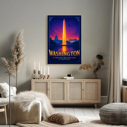 Washington A Twilight Dreamscape Poster
