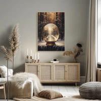 Winter Wonderland Globe Poster