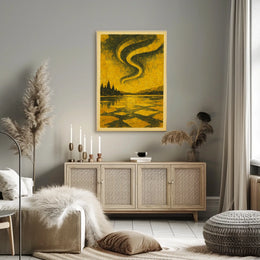 Serene Landscape At Dusk Poster