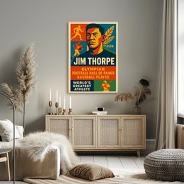 Jim Thorpe Legendary Athlete Poster