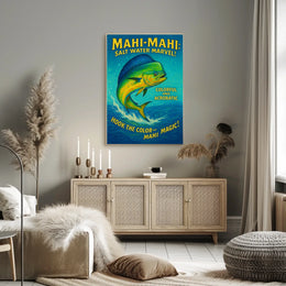 Mahi-Mahi Salt Water Marvel Poster