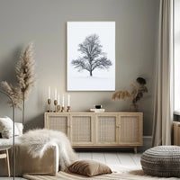 Solitary Winter Tree Poster