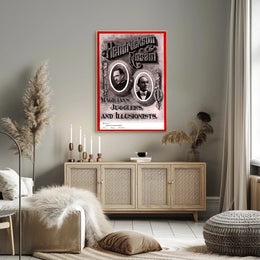 Vintage Magic Show Poster with Charm - Cultural or Heritage Poster