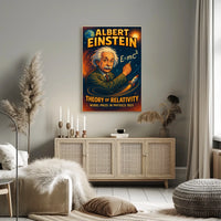 Albert Einstein Theory Of Relativity Poster