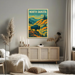 North Dakota Wilderness Poster