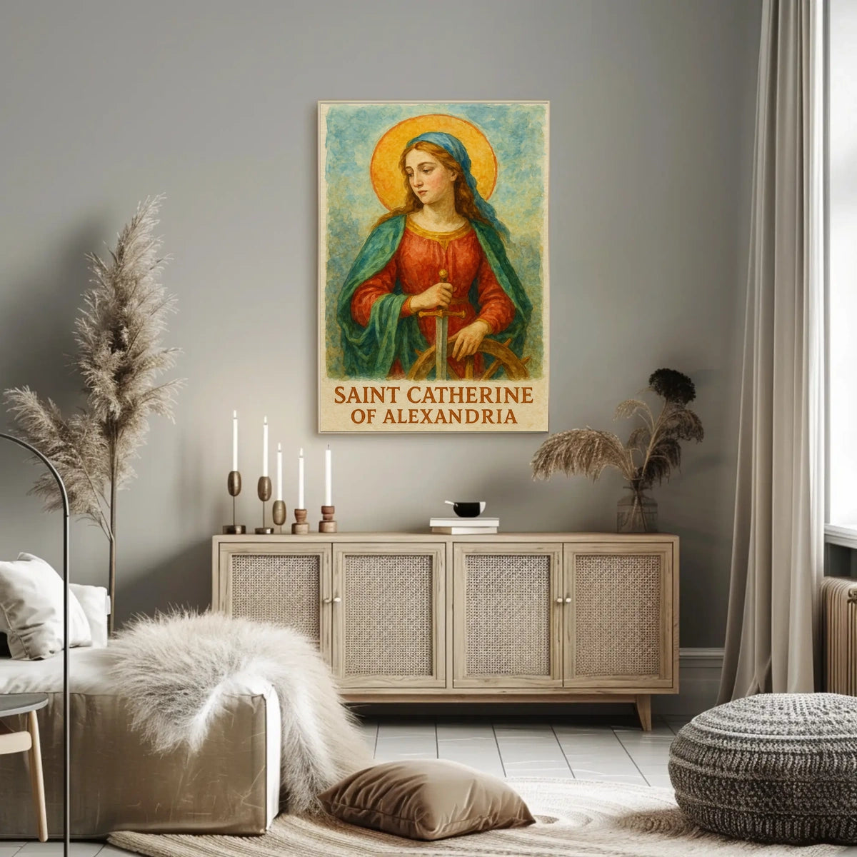 Saint Catherine of Alexandria Poster