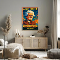 Albert Einstein Theory Of Relativity Poster