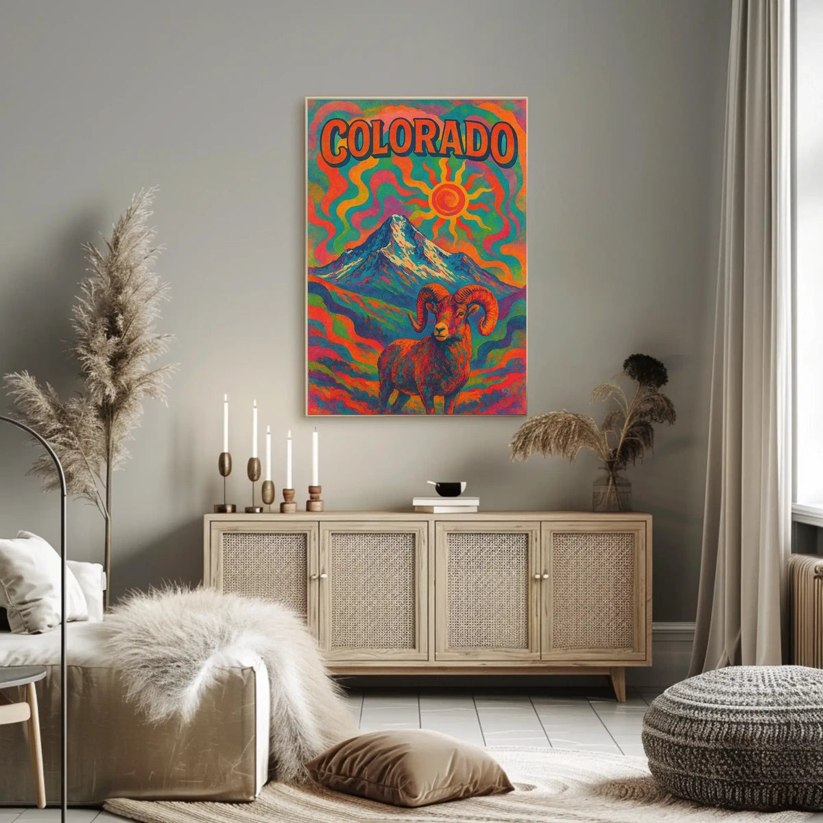 Colorado Psychedelic Poster