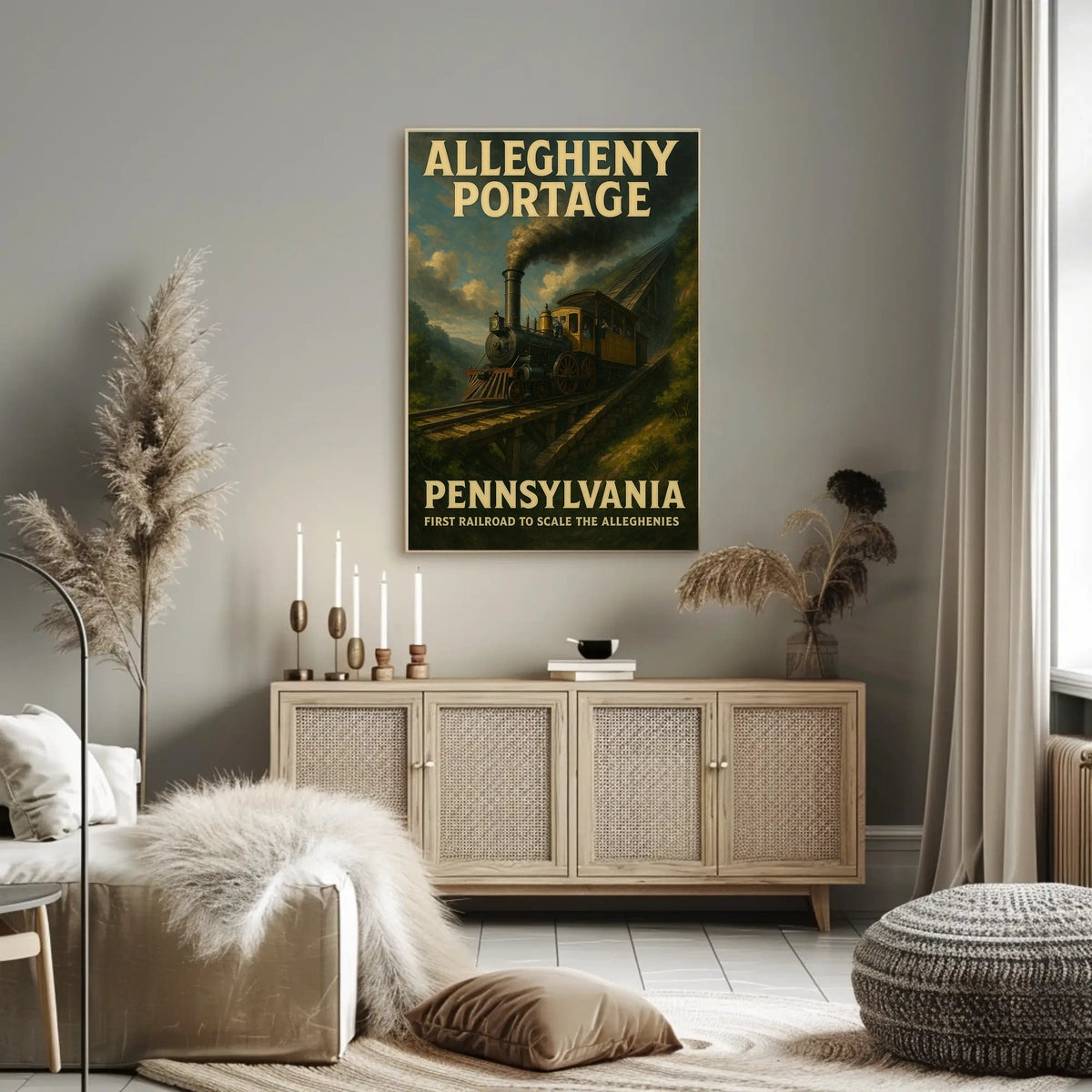 Allegheny Portage Railroad Poster