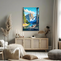 Rocky Mountain National Park Scenic Poster Print