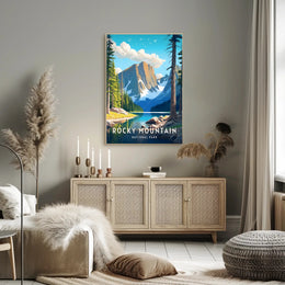 Rocky Mountain National Park Scenic Poster Print