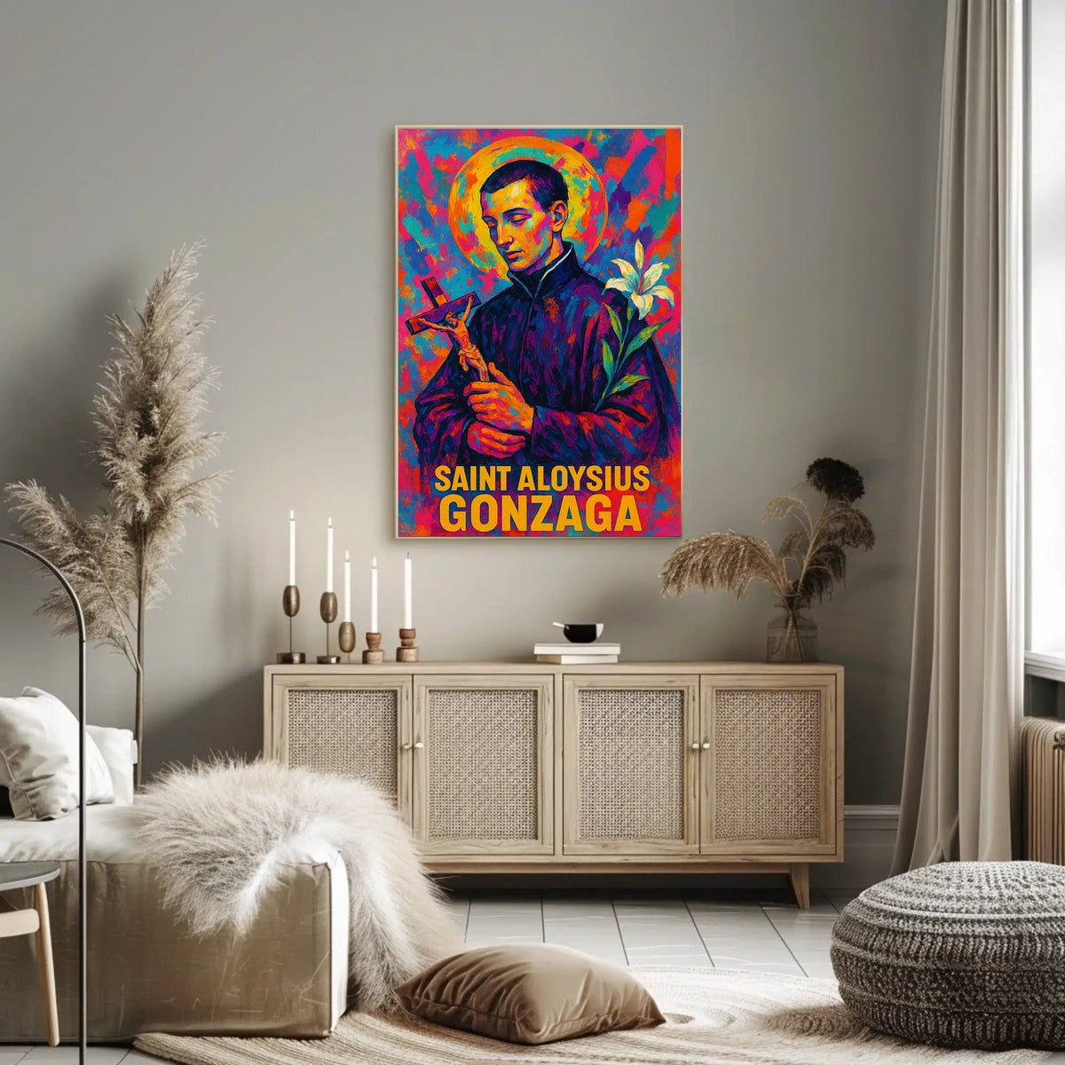 Saint Aloysius Gonzaga Poster