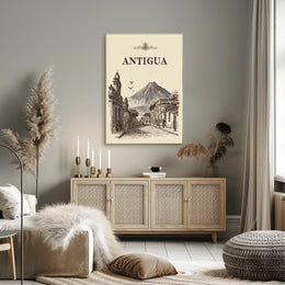 Antigua A Timeless Cityscape Poster