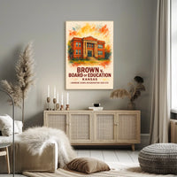 Brown v. Board of Education Historical Poster