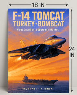 F-14 Tomcat Fleet Guardian Poster PosterGoat