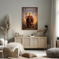 St. Expeditus The Patron of Urgency Poster PosterGoat