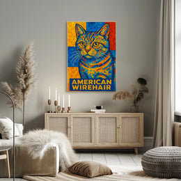 American Wirehair Mosaic Poster