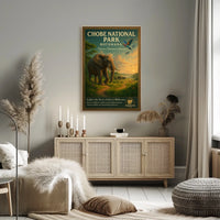 Explore The Heart Of AfricaS Wilderness Poster