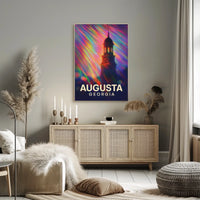 Augusta, Georgia Vibrant Landmark Poster