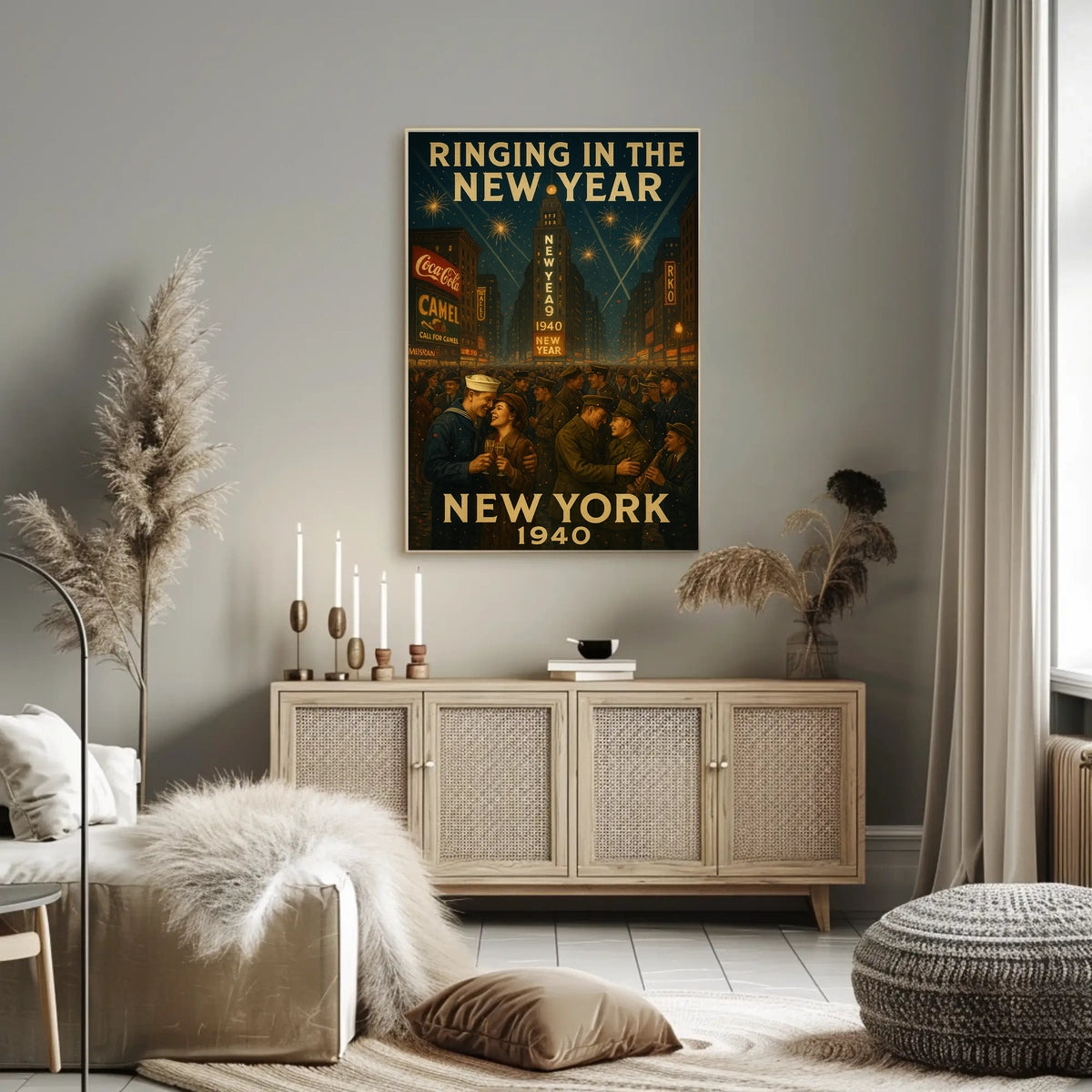 Ringing in the New Year New York 1940 Poster