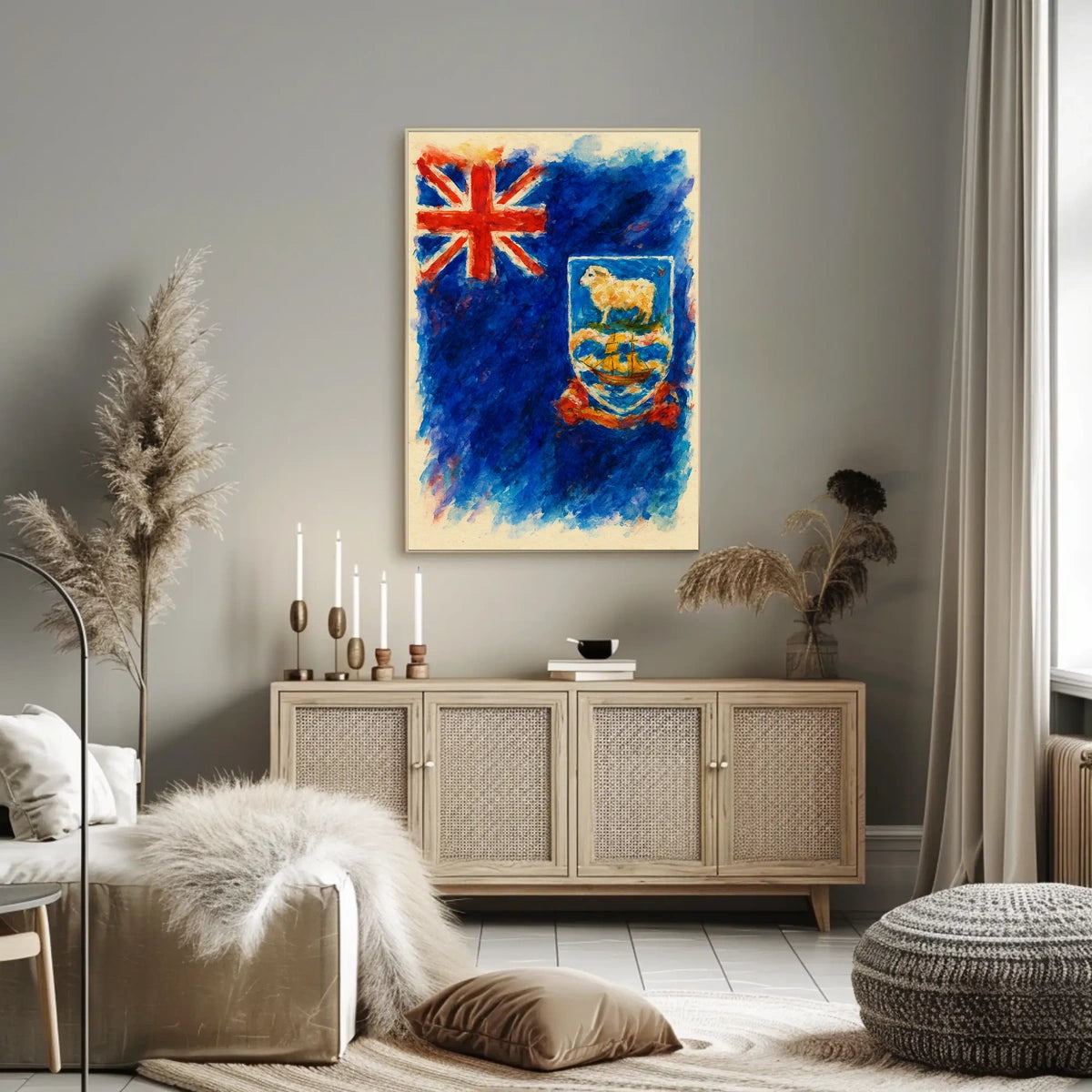 The Falkland Islands Flag Poster