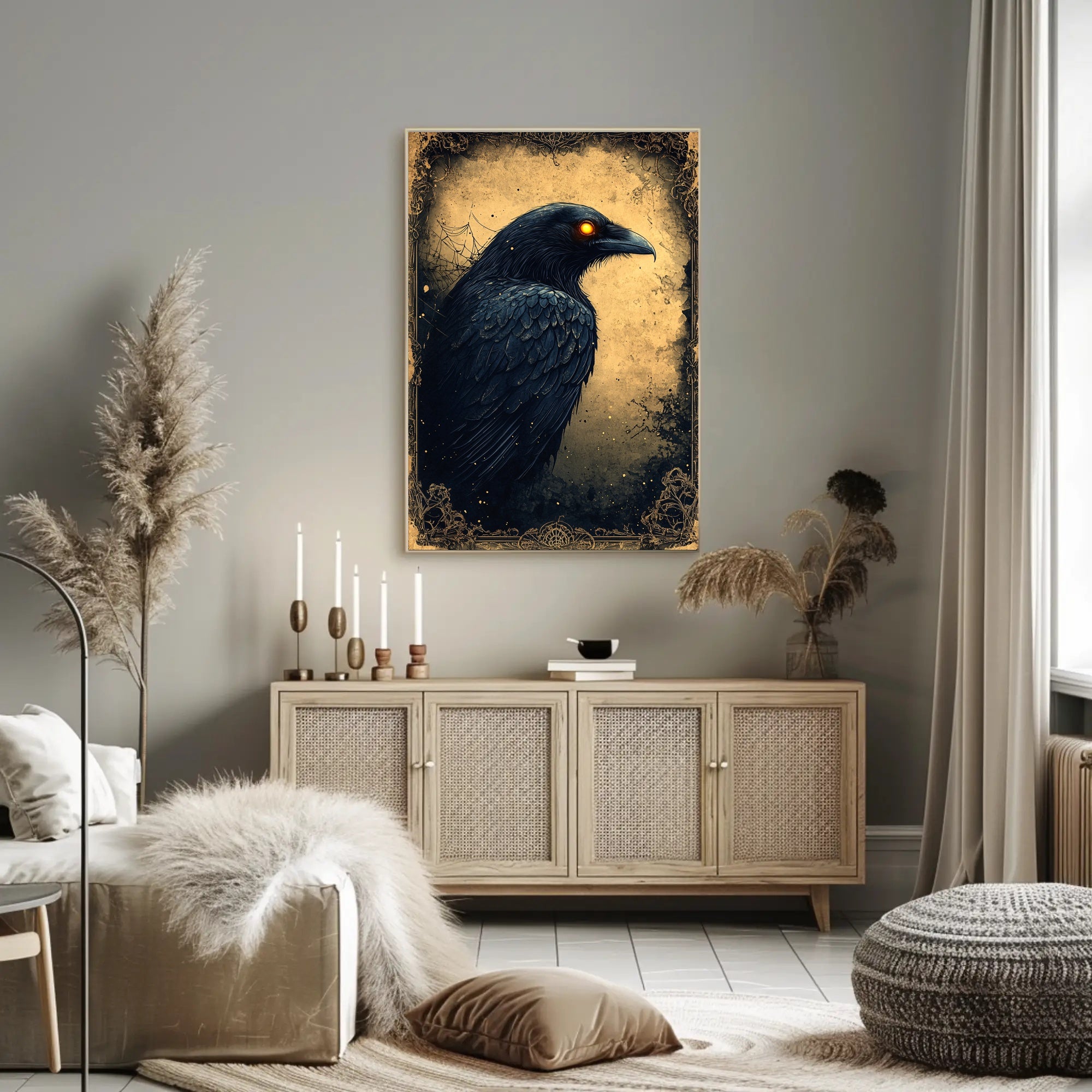 The Enigmatic Raven Poster