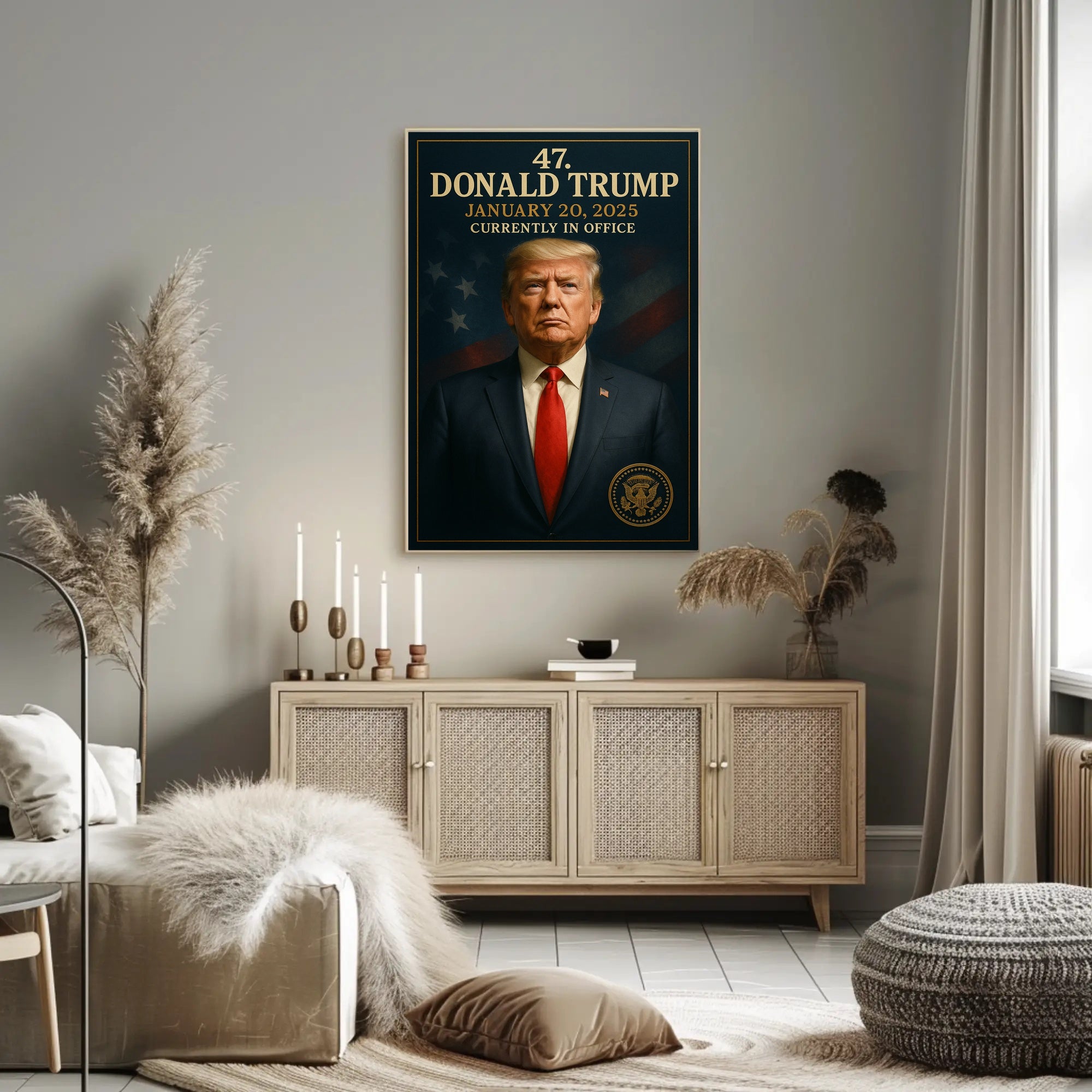 Donald Trump 47th President Poster