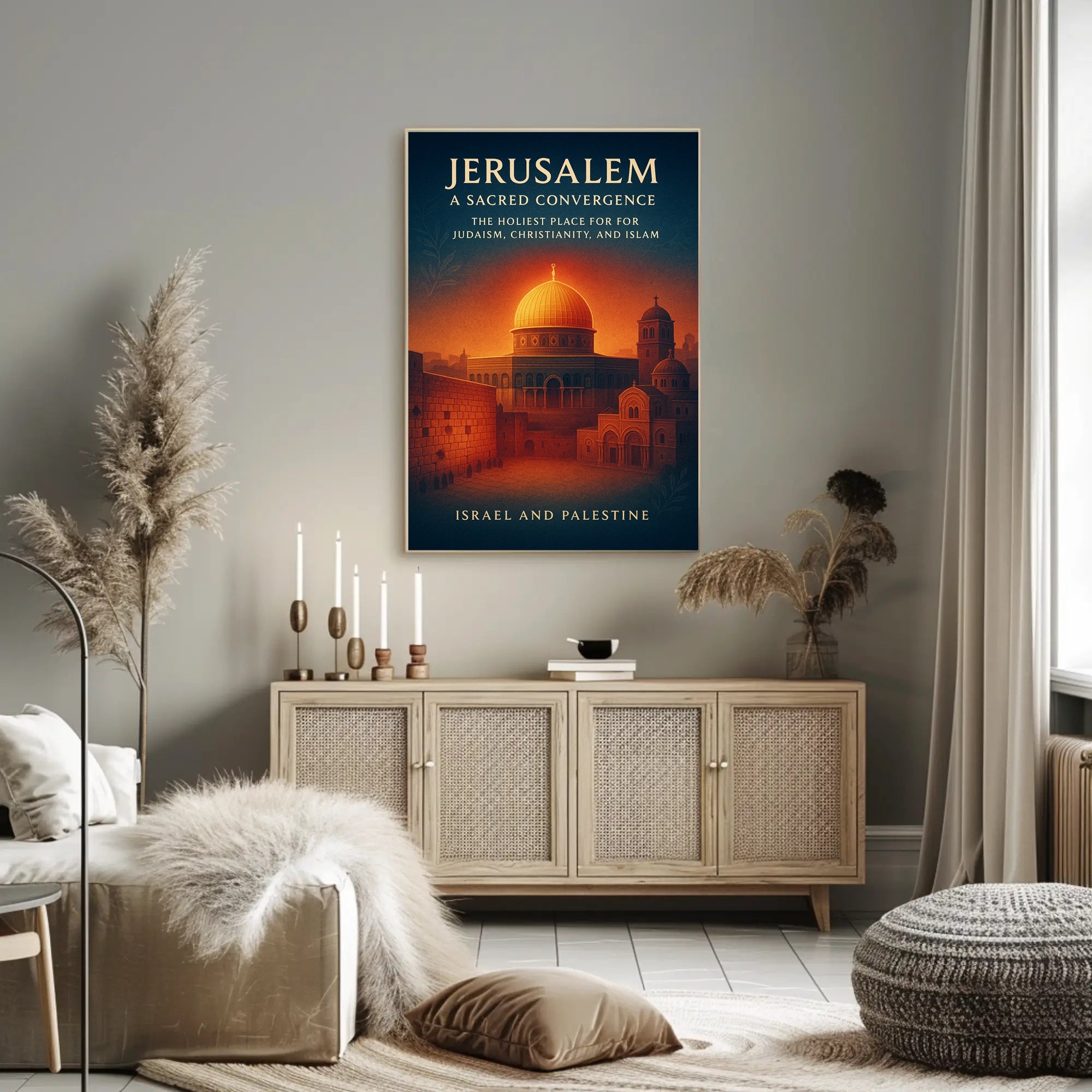 Jerusalem Sacred Harmony: Cultural or Heritage Poster