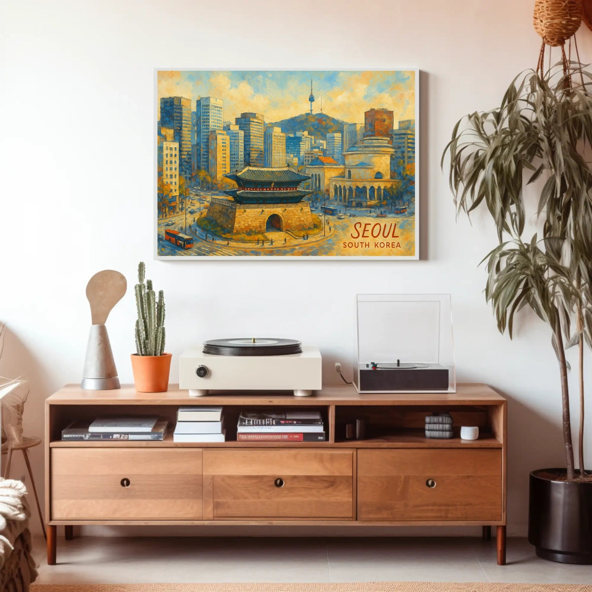 Seoul Cityscape Poster