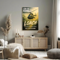 Bell OH-58 Kiowa Helicopter Poster PosterGoat