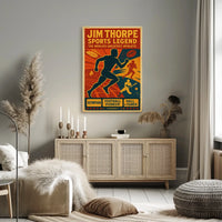 Jim Thorpe Sports Legend Poster