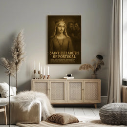 Saint Elizabeth Of Portugal Poster