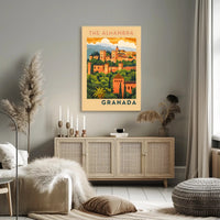 The Alhambra in Granada Poster