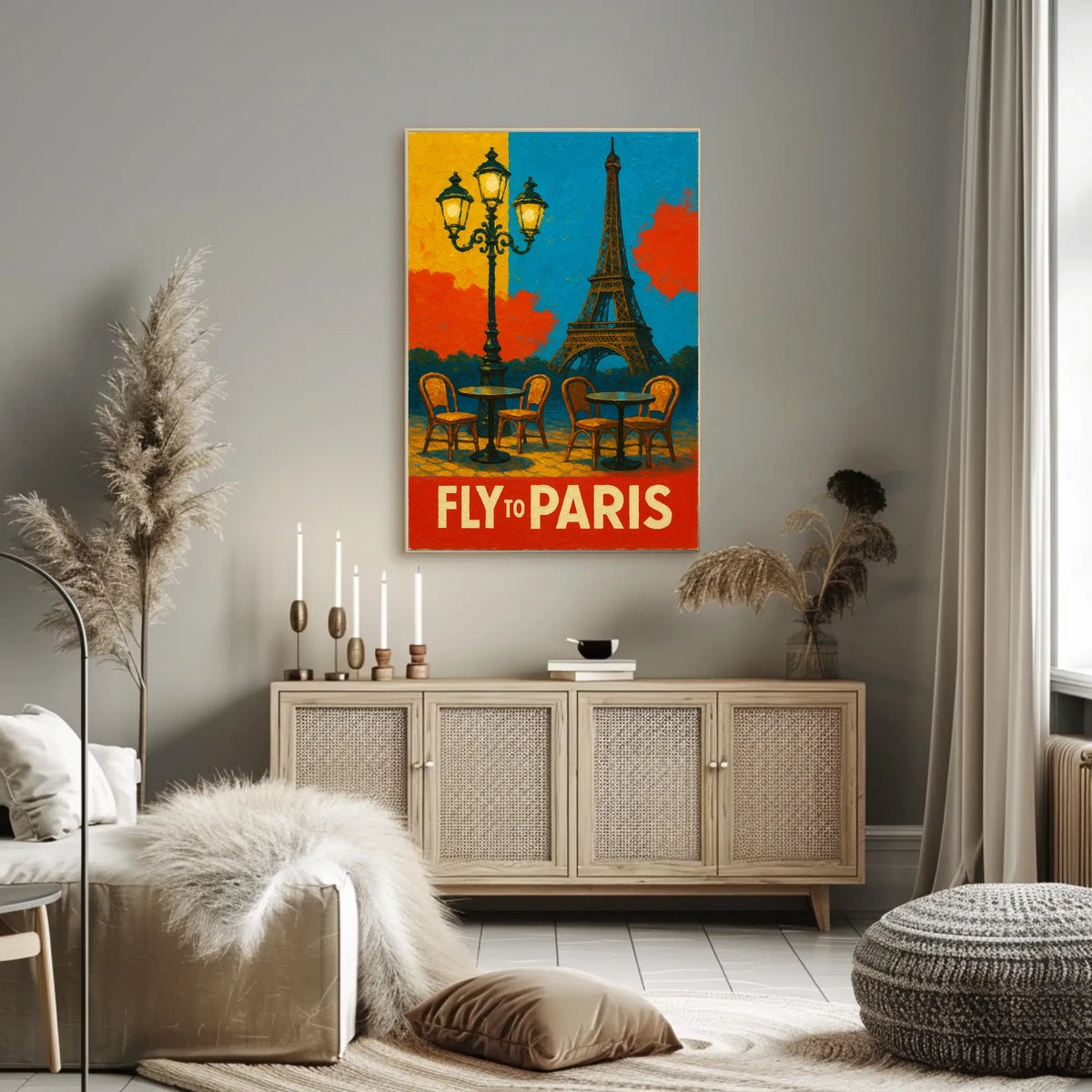 Fly To Paris Poster