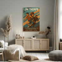 A Legend Across Sports Celebrating an Icon Jim Thorpe Poster
