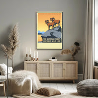Preserve Wildlife in National Parks Poster PosterGoat