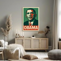 Obama Inspiring Pop Art Poster