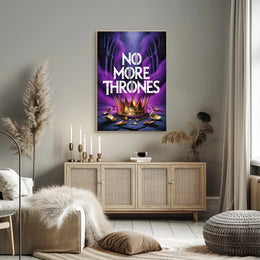 Shattered Crown: Dramatic Medieval Fantasy Mythology Poster