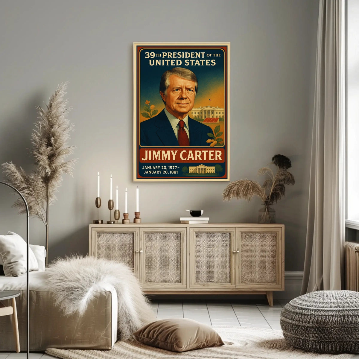 Jimmy Carter 39th President Poster