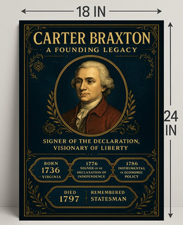 Carter Braxton A Founding Legacy Poster PosterGoat