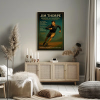 Jim Thorpe Iconic Sports Legend Jim Thorpe Poster