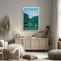 Canada Air France Travel Poster