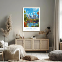 Central Park in Autumn Poster